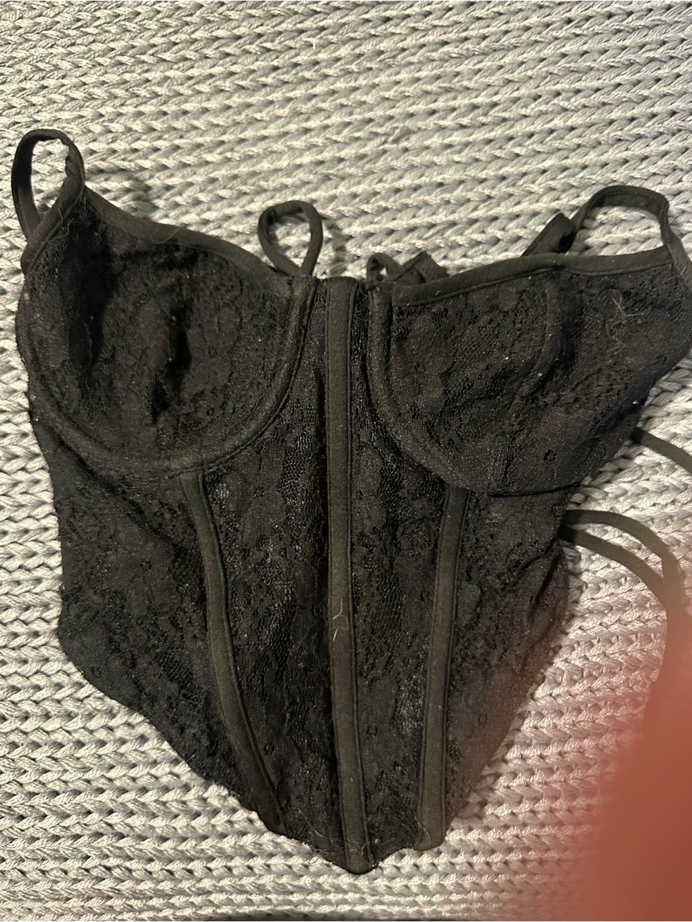 Black Lace Corset